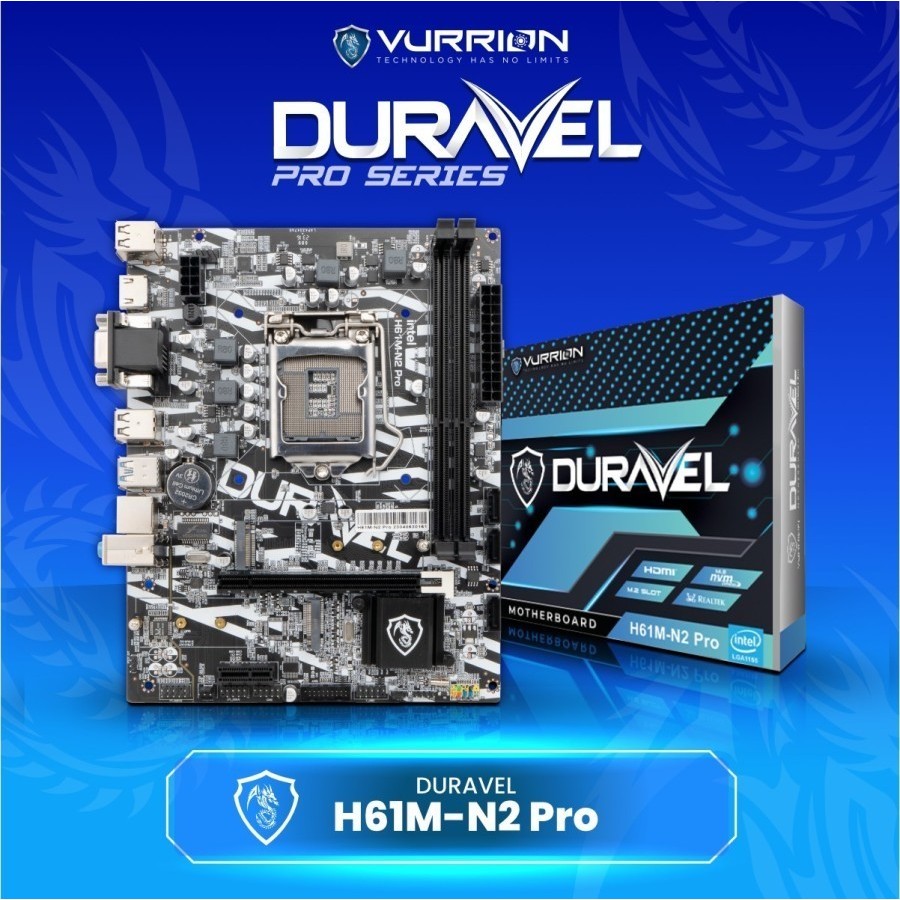 MOTHERBOARD VURRION DURAVEL H61M-N2 PR