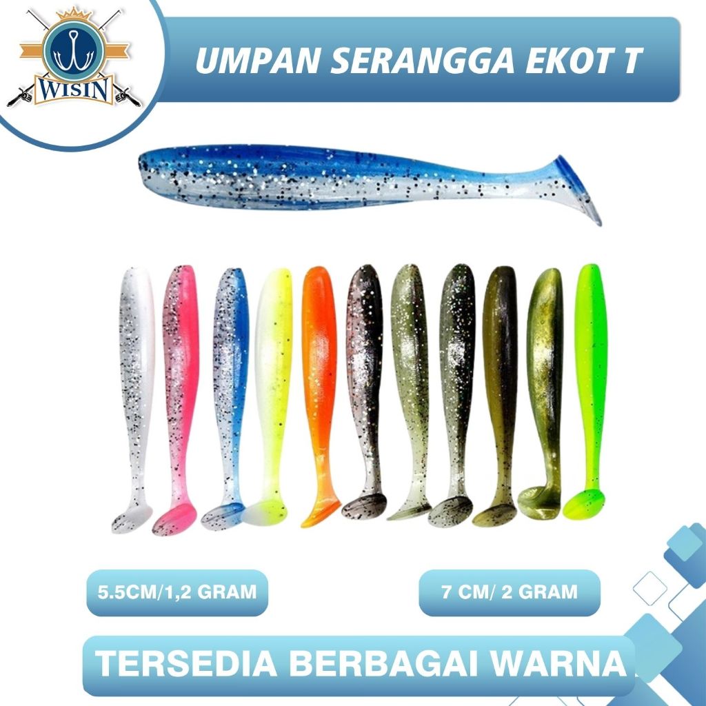 WISIN Soft  Lure 3.5cm/0.7g 20pcs/50pcs