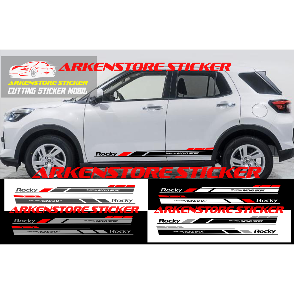 Sticker daihatsu rocky sticker stiker mobil rocky sticker list rocky