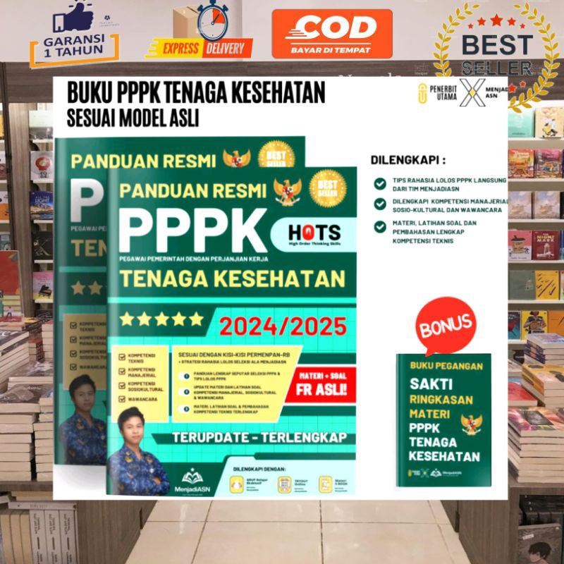 BUKU PPPK TENAGA KESEHATAN - BUKU PANDUAN RESMI PPPK TENAGA KESEHATAN 2024/2025 BERSAMA MENJADI ASN