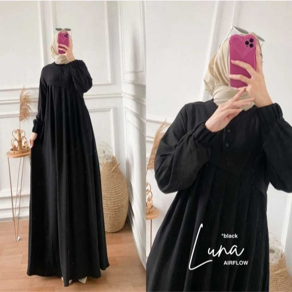 Luna Gamis Crinkle Airflow Premium