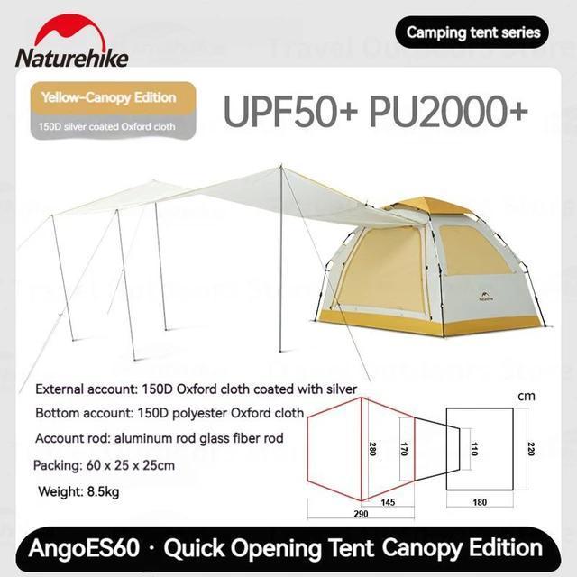 TENDA ANGO ES60 / CAMPING / TENDA NATUREHIKE CNK230WS018