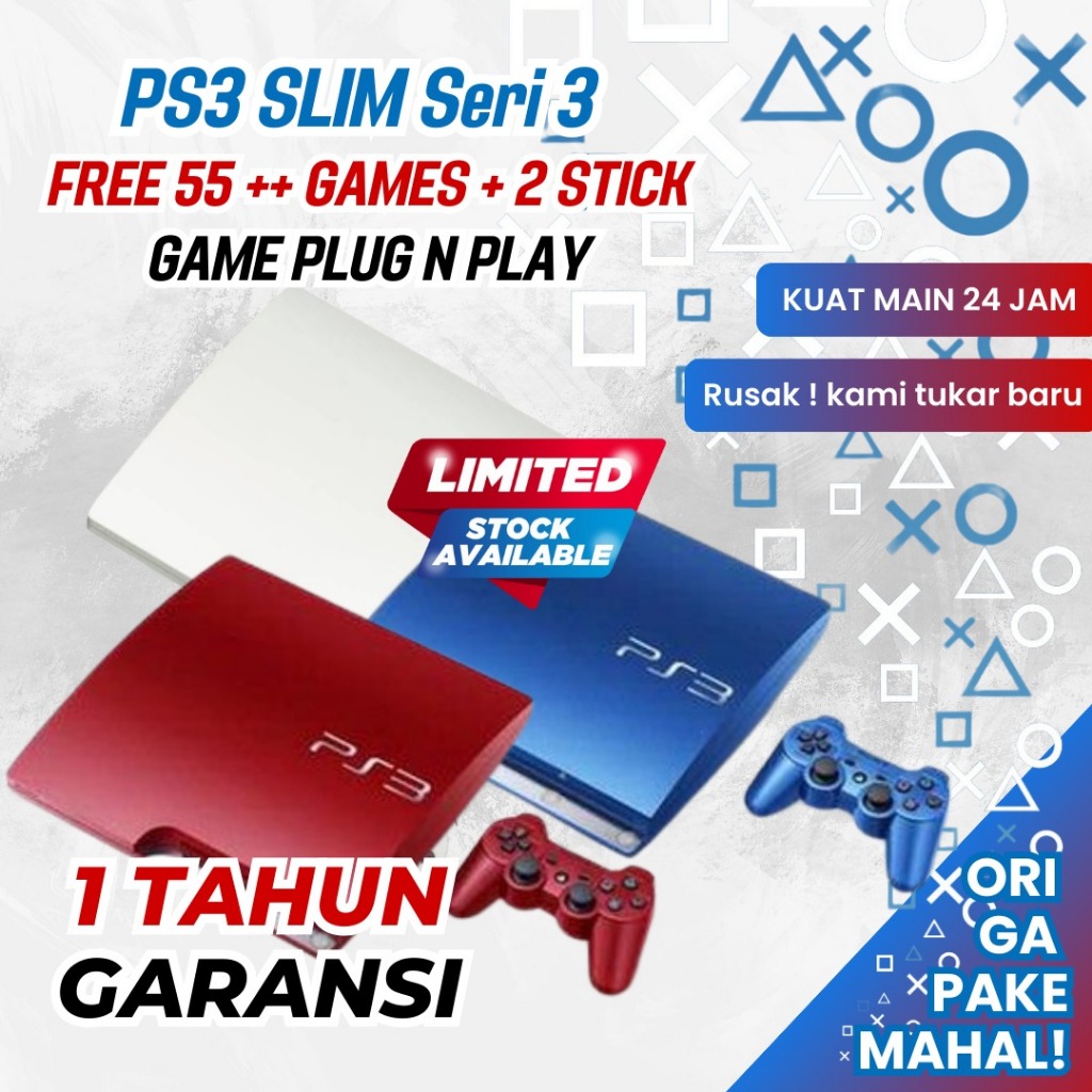 PS3 SLIM SERI 30 / SONY PLAYSTATION 3 SLIM SERI 30 ASLI SEGEL VOID