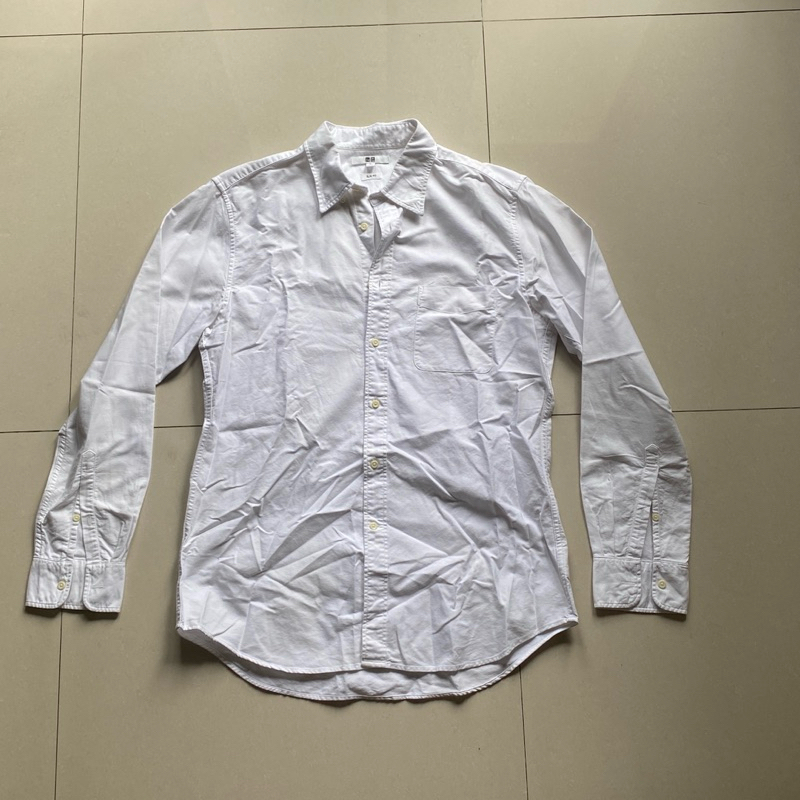 uniqlo oxford slim fit size L