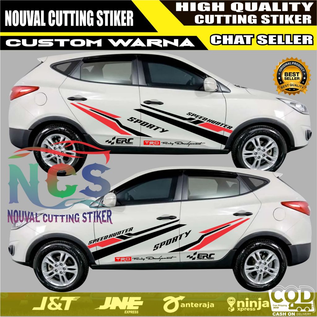 NEW Stiker Mobil Tucson Striping Sticker Mobil Hyundai Tucson