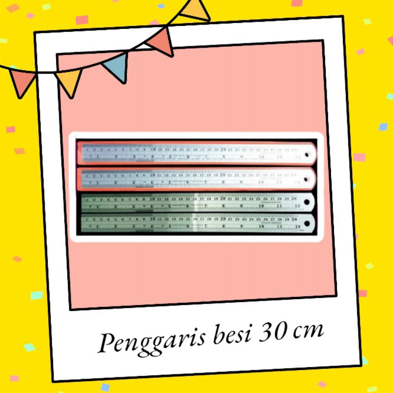 

Penggaris besi stainless Steel ruler