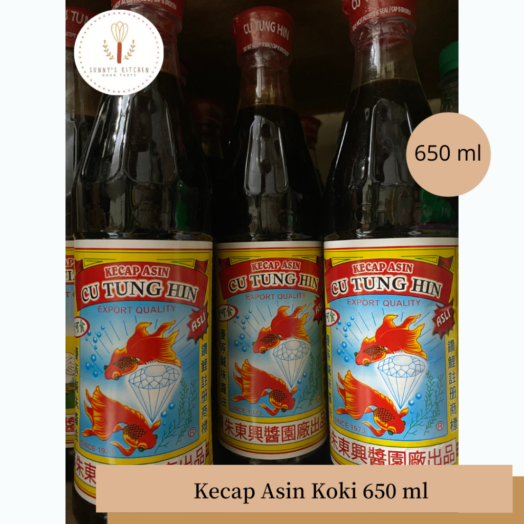 

Kecap Asin Cap Ikan Koki / Cu Tung Hin 650 ml Botol Plastik