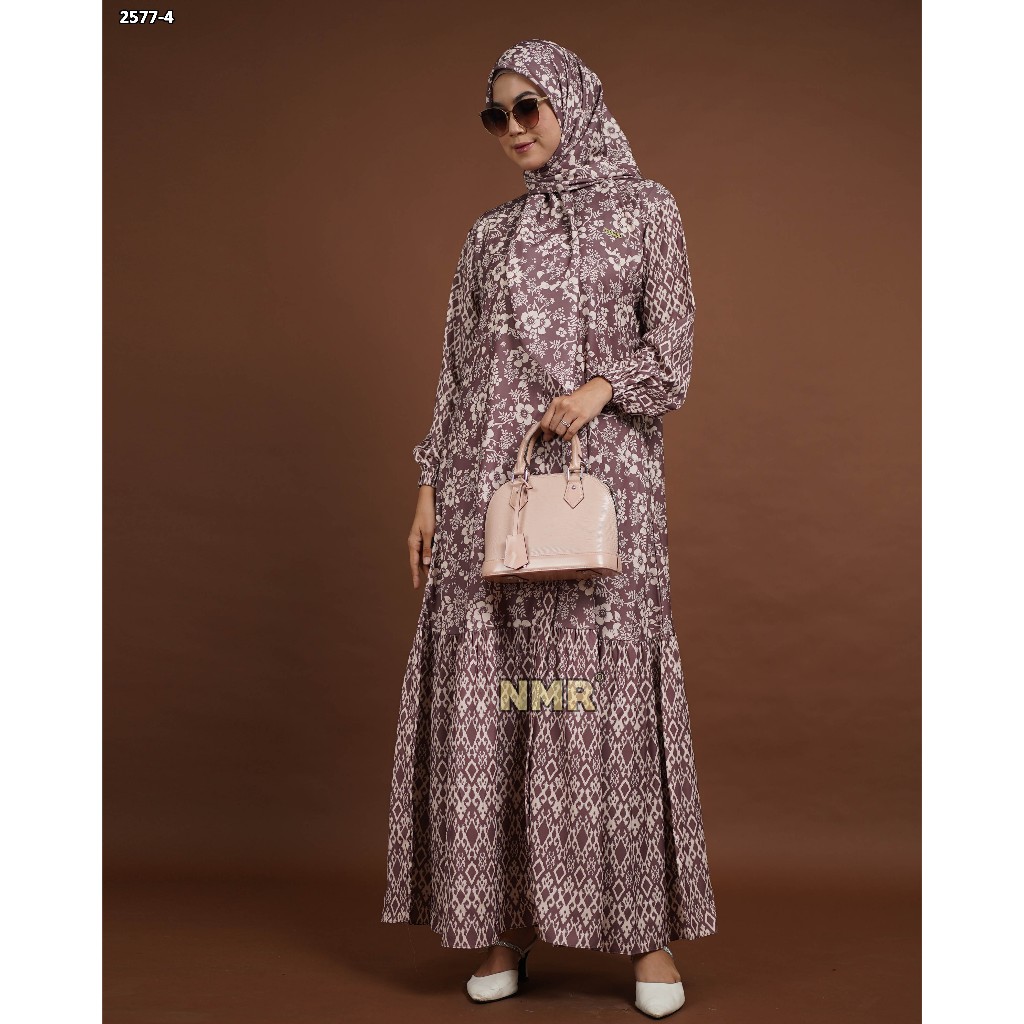 NMR Gamis Marbella Vol 2577-4 (INC HIJAB)