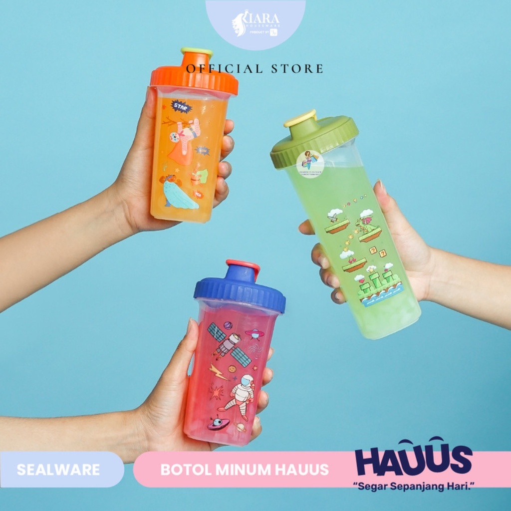 BOTOL MINUM HAUS 600 ML CJP/BOTOL MINUM 600 ML/BOTOL ANAK 600