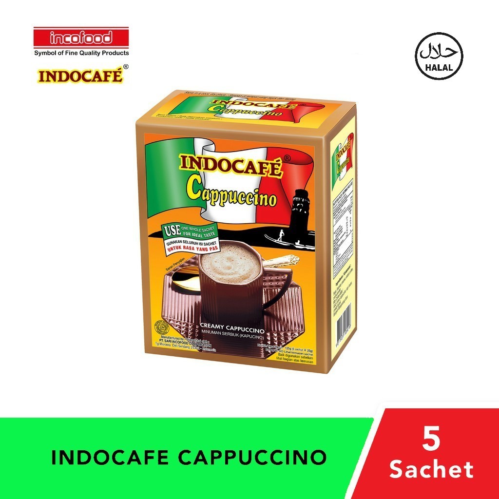 

Indocafe Cappuccino (5 sachet)