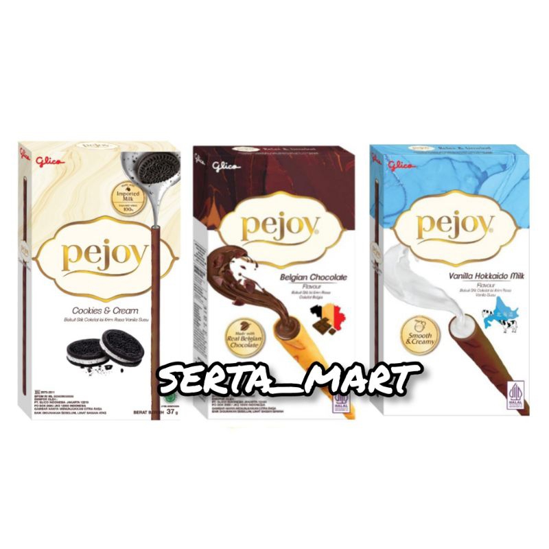 

Glico Pejoy Chocolate / Cookies Cream 37gr - Biskuit Stik