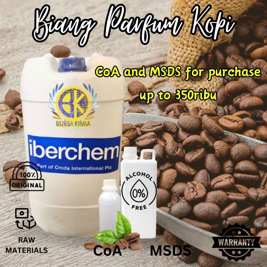 Biang Parfum Kopi Iberchem 100gr Aroma Coffee Aroma Kopi Pengharum Ruangan Body Parfum Parfum Laundr