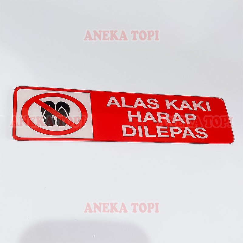 

Papan Pemberitahuan Alas Kaki Harap Dilepas Papan Tulisan Alas Kaki Harap Dilepas - Aneka Topi