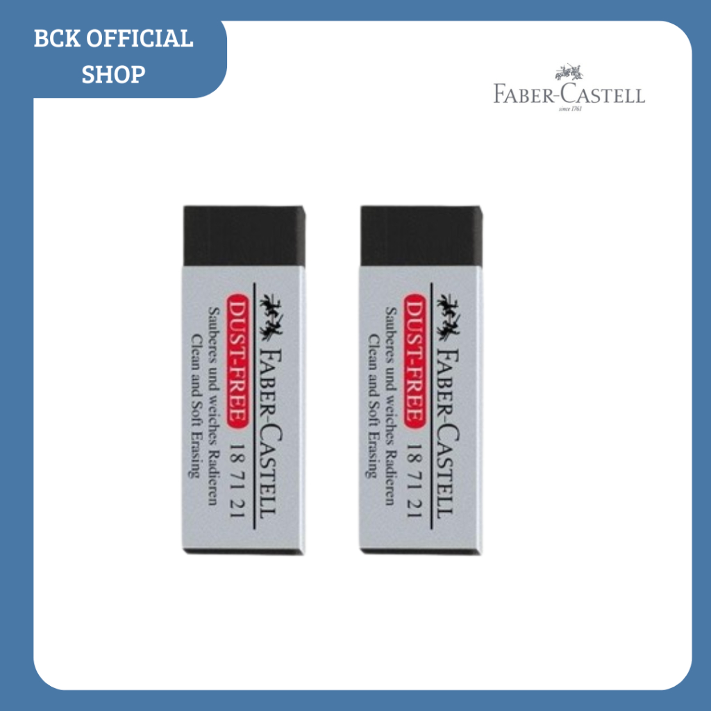 

Faber-Castell Dust - Free Eraser Big Black / Penghapus Pensil (PCS)