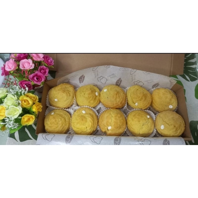 

Kue Sus, Soes Cream Puff Vanila isi 10