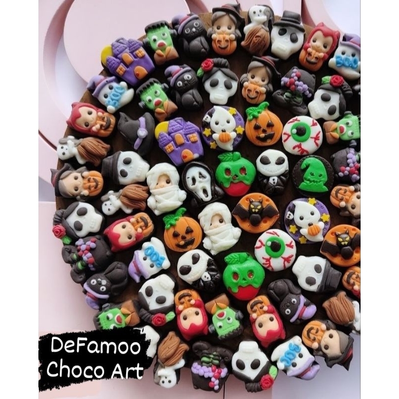

souvenir halloween cokelat isi 4