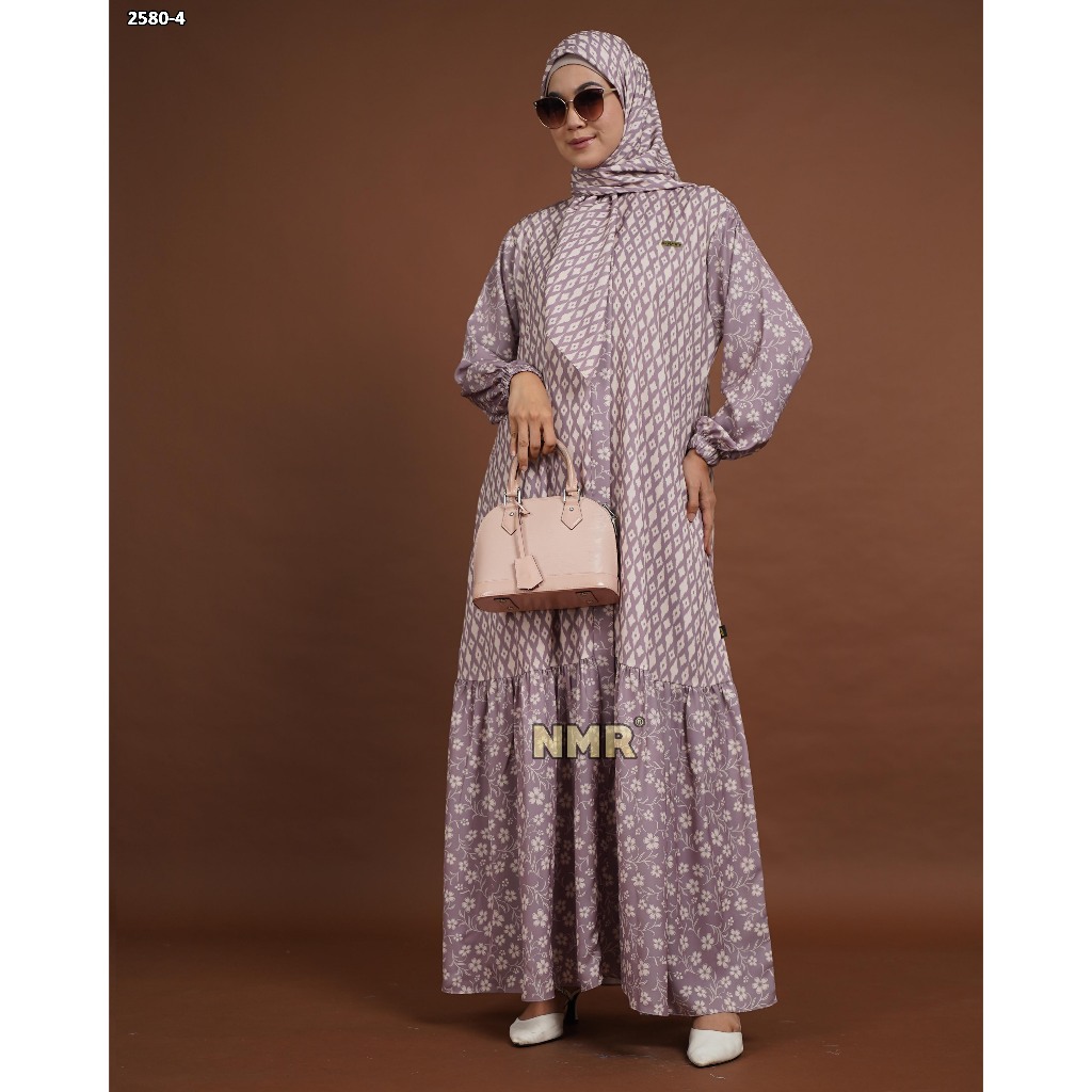 NMR Gamis Marbella Vol 2580-4 (INC HIJAB)