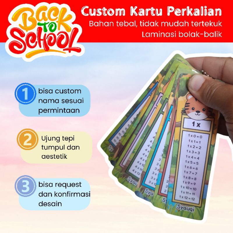 

CUSTOM FLASH CARD PERKALIAN 1-10