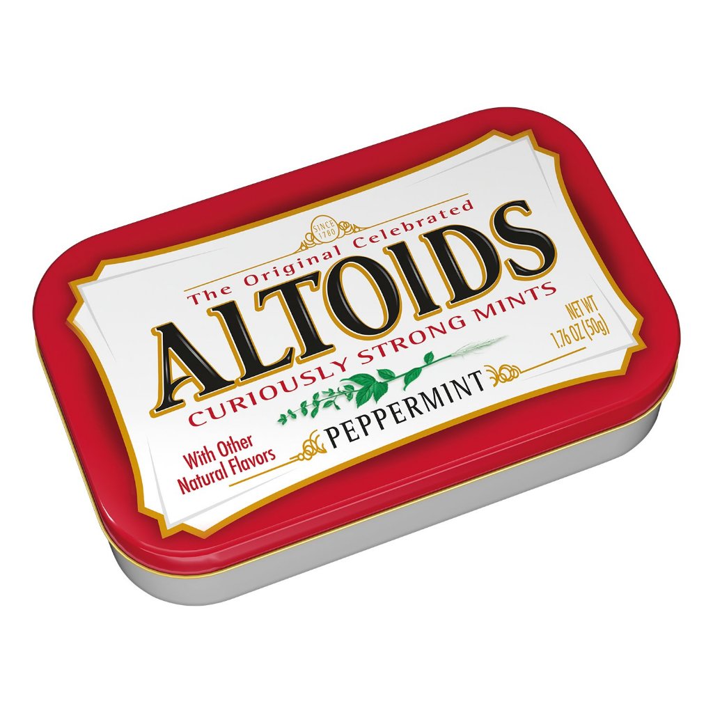 

Altoids Peppermint Permen Tengorokan Original USA kemasan Tin 50gr