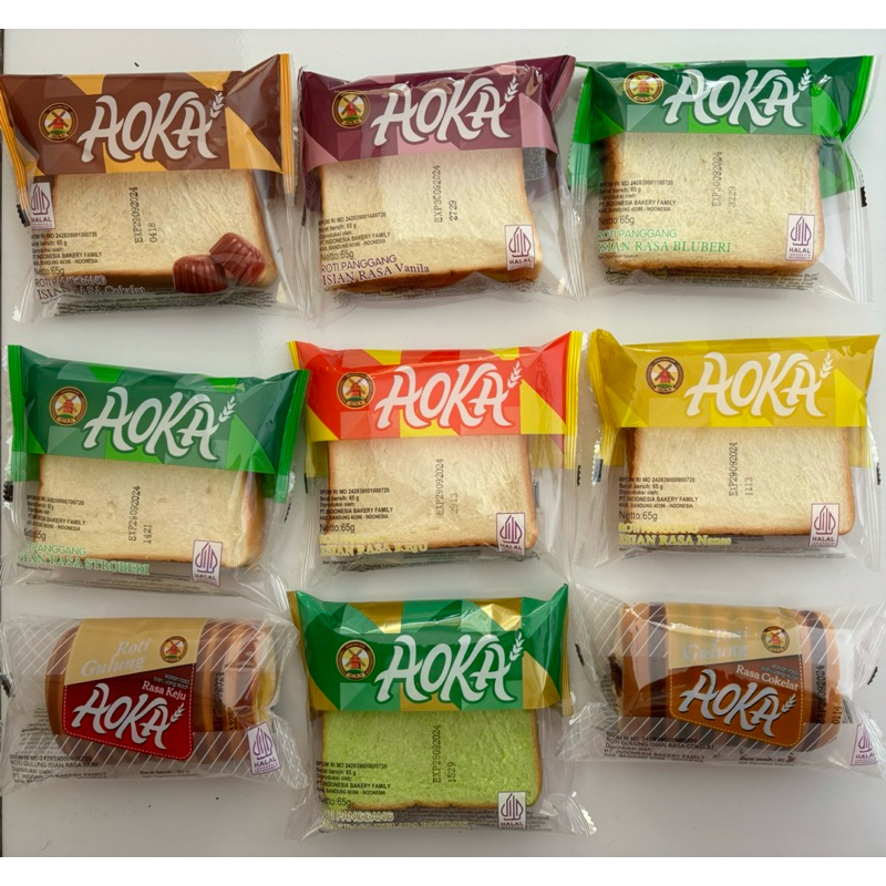 

AOKA ROTI PANGGANG & GULUNG @5pcs