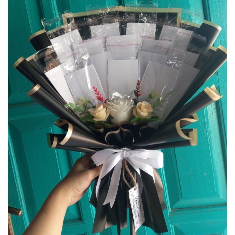Ready buket uang kosongan | Buket uang gembul cewek cowok isi 10-20 lembar