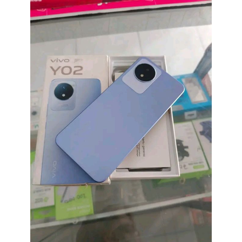 Vivo Y02 Ram 3/32 GB hp & cas nominus original second garansi 7 hari pengembalian harga bisa nego