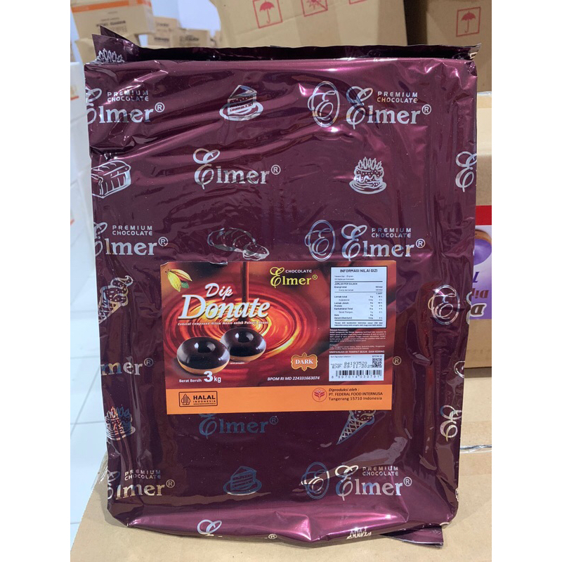 

Elmer Dip Donate / Coklat Topping Donat 3kg