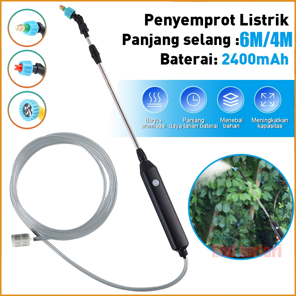 Stik Sprayer Elektrik Penyiram Tanaman Adjustable Nozzle Spray/Sprayer Semprot Elektrik Alat Tanaman