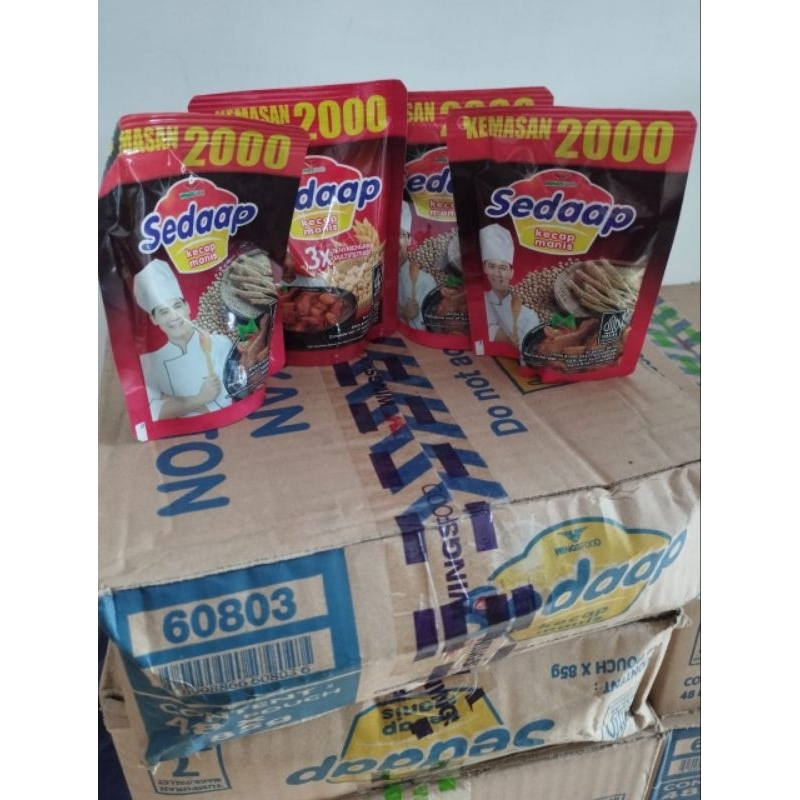 

Kecap manis sedap 63ml/2rb karton