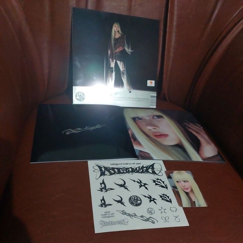 ( READY UNSEALED FULLSET GISELLE ) AESPA " THE 1ST ALBUM ARMAGEDDON " OFFICIAL PHOTOCARD GISELLE  MY