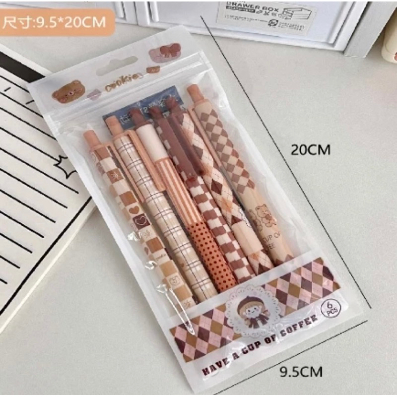

PULPEN GEL TEBAL 0,5mm AESTHETIC /PENA GEL LUCU