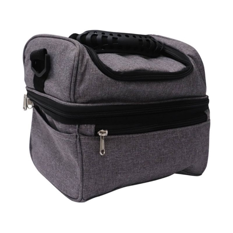 Soleil Tas Pendingin 2 Layers - Abu-abu