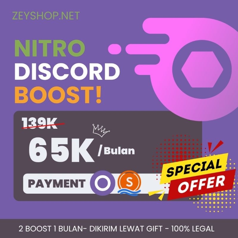 DISCORD NITRO BOOST