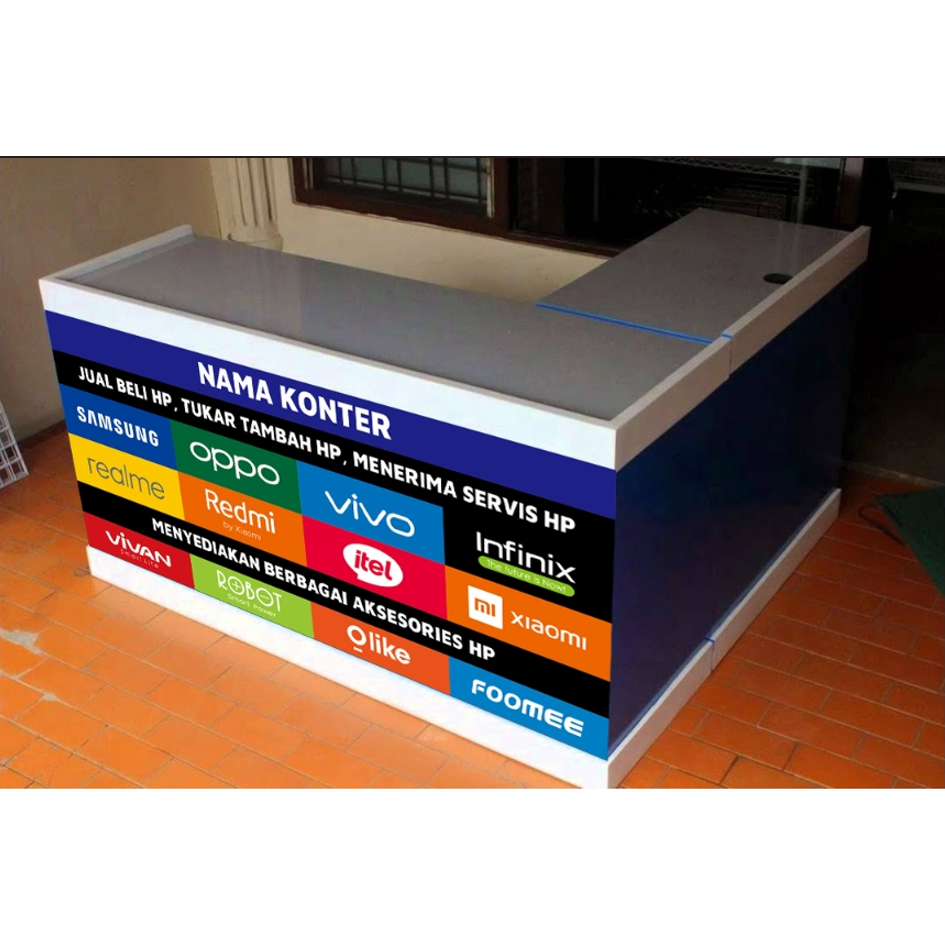 

STIKER VINYL MEJA KONTER HP & AKSESORIS ( CUSTOM NAMA KONTER )