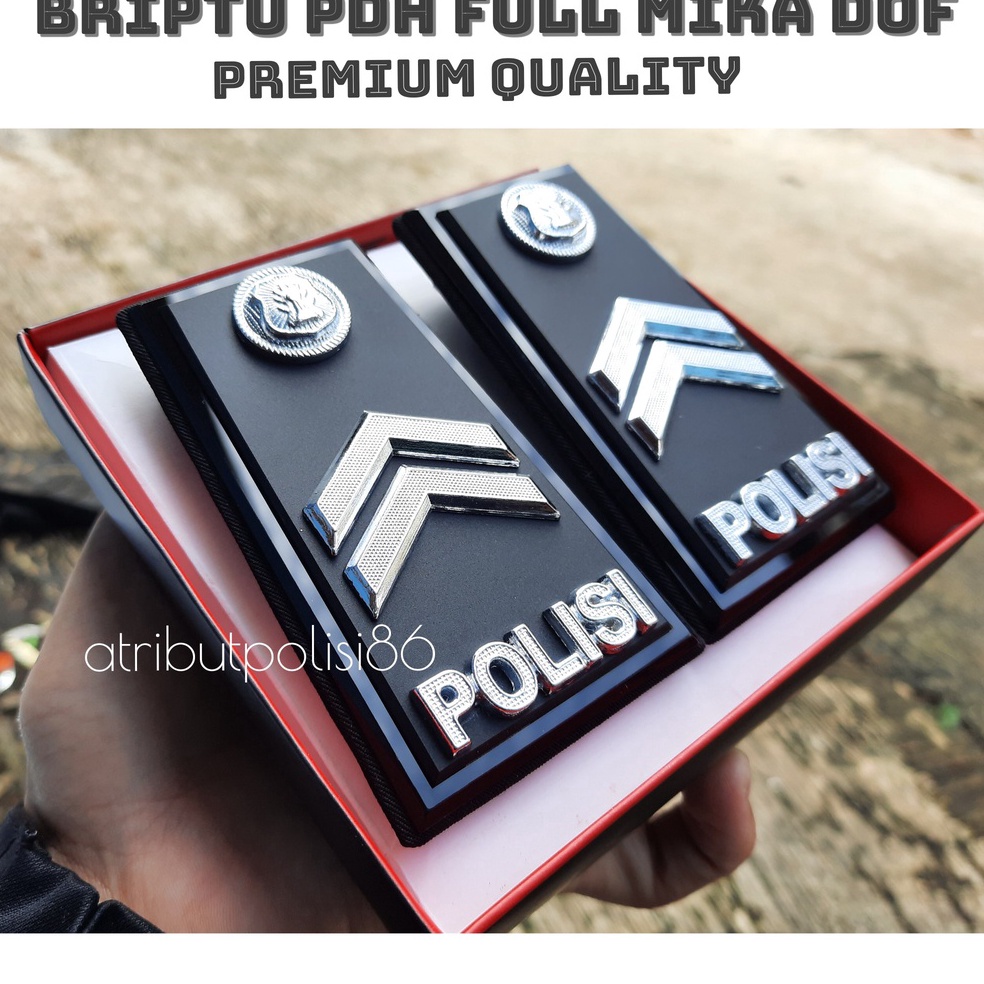 KODE T86T PANGKAT BRIPTU AKRILIK DOF  PANGKAT BRIPTU POLRI  PANGKAT BRIPTU PDH POLRI
