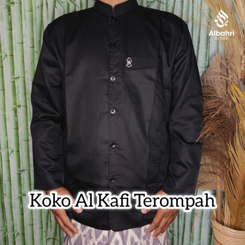 [KOKO AL KAFI TEROMPAH] Warna Gelap | Koko Haibah Habib Semi Jas Toyobo Polos Yamani | Koko Pria Dew