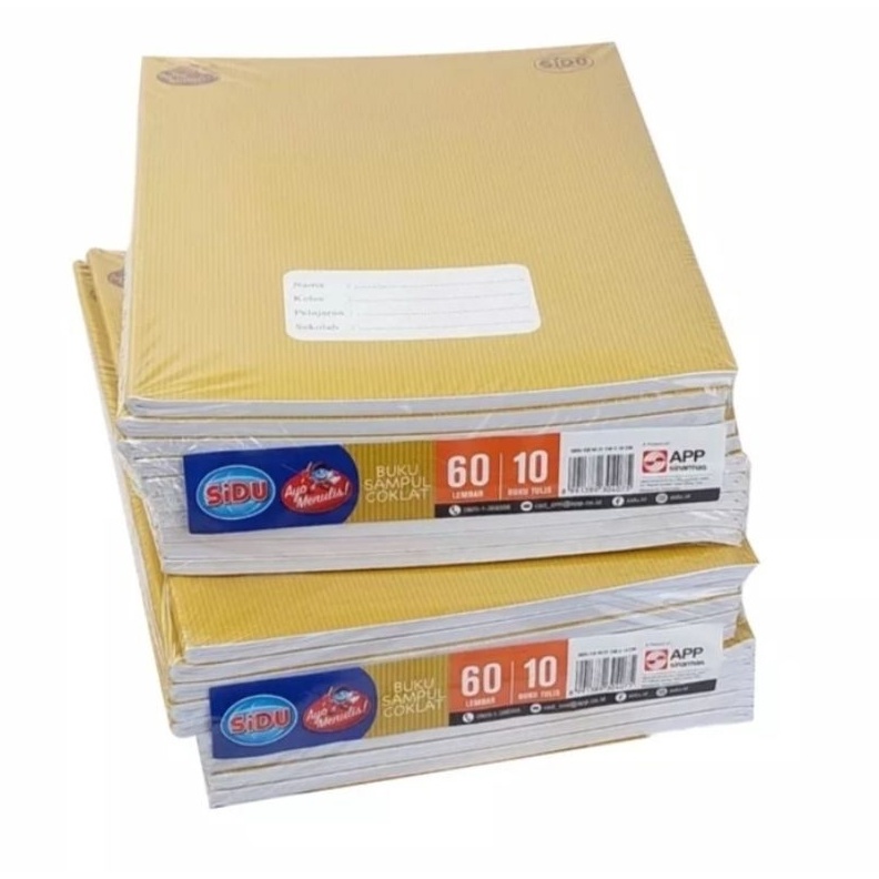 

Buku tulis SIDU sampul coklat isi 346 lembar 1 buku KODE Q7B5