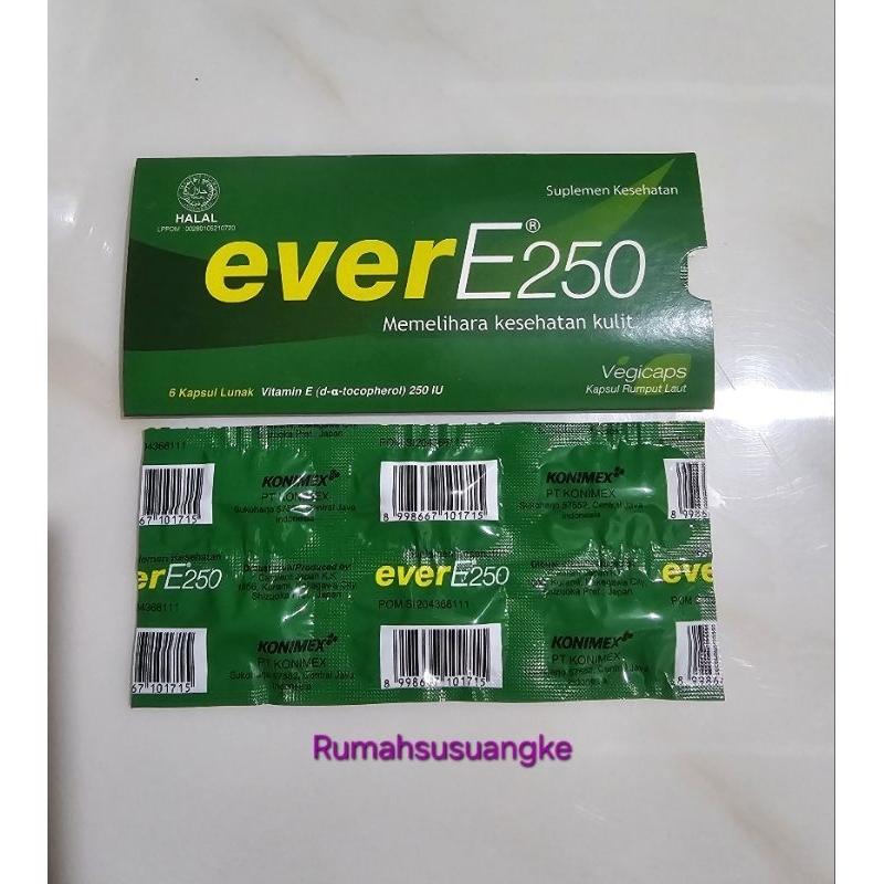 EVER E 250 strip isi 6 kapsul