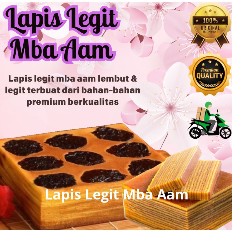 

Lapis Legit Mba Aam SPESIAL Lembut & Legit