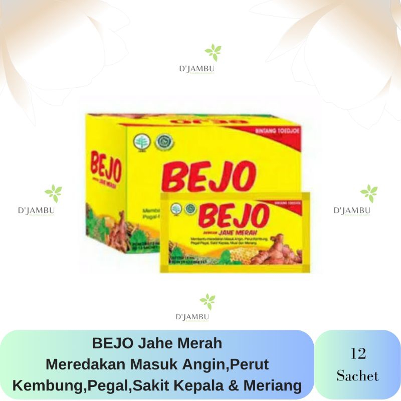 

Bejo Jahe Merah Isi 12 Sachet