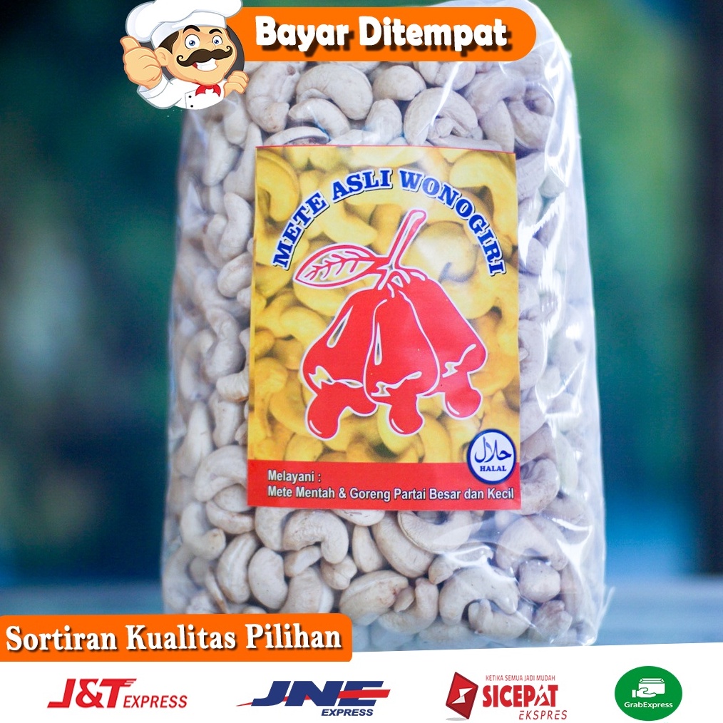 

NEW PRODUCT Kacang Mede Kering 1KG Kacang Mete Mede Super Wonogiri Kering Mentah 99 Utuh