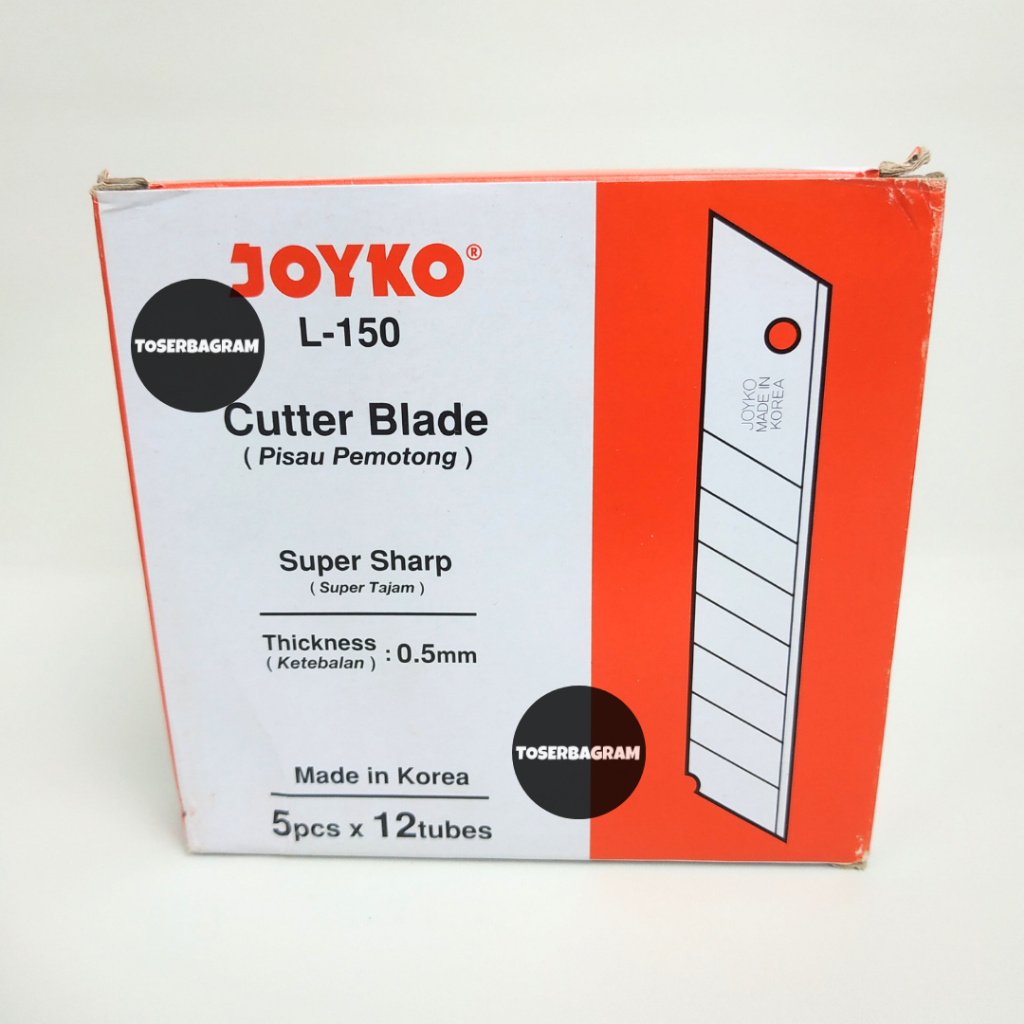 

Isi Cutter Besar Joyko L-150 (1 Pack / 12 Tube)