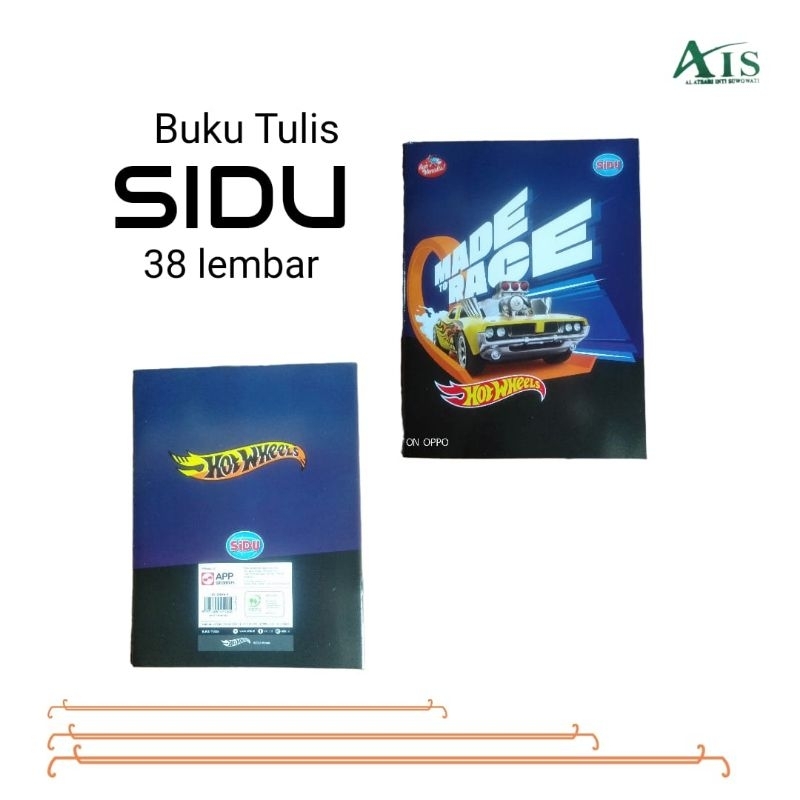 

1pak10pcs buku tulis sekolah pendek SIDU isi 38 lembar