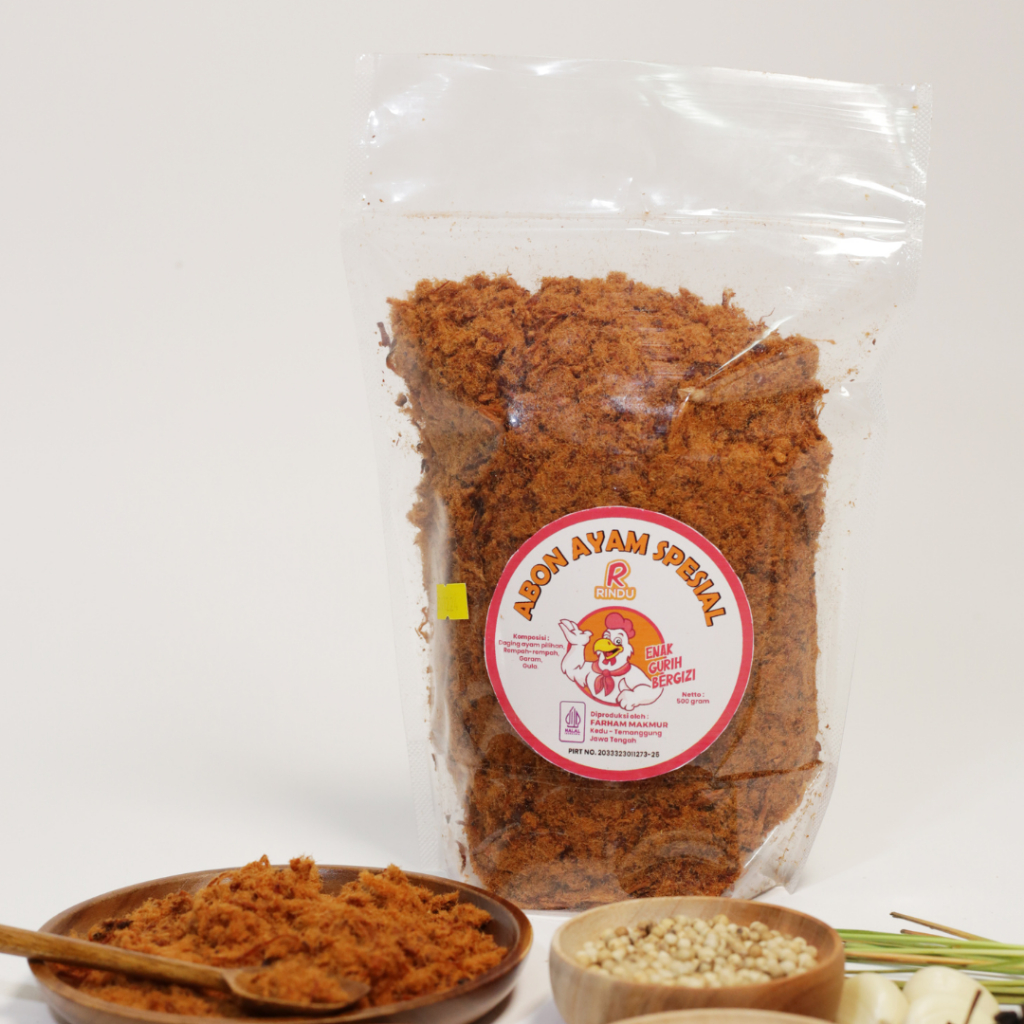 

Abon Ayam 250gr Premium Tanpa Pengawet Halal MUI