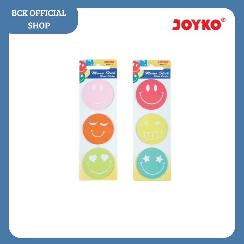 

Memo Sticky Notes Smile MMS-14 Joyko (SET)