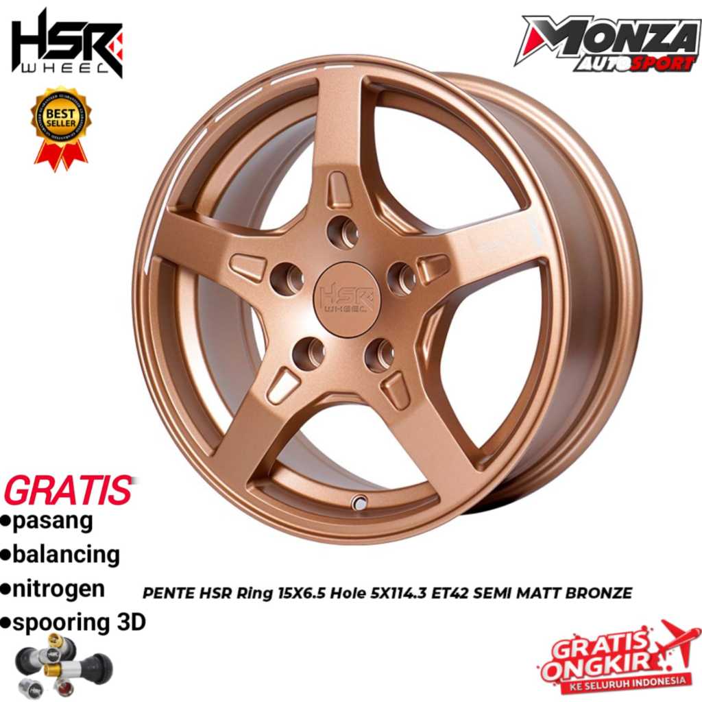 Velg mobil racing Hsr R15 ertiga,innova,granmax,luxio,apv Hsr Pente