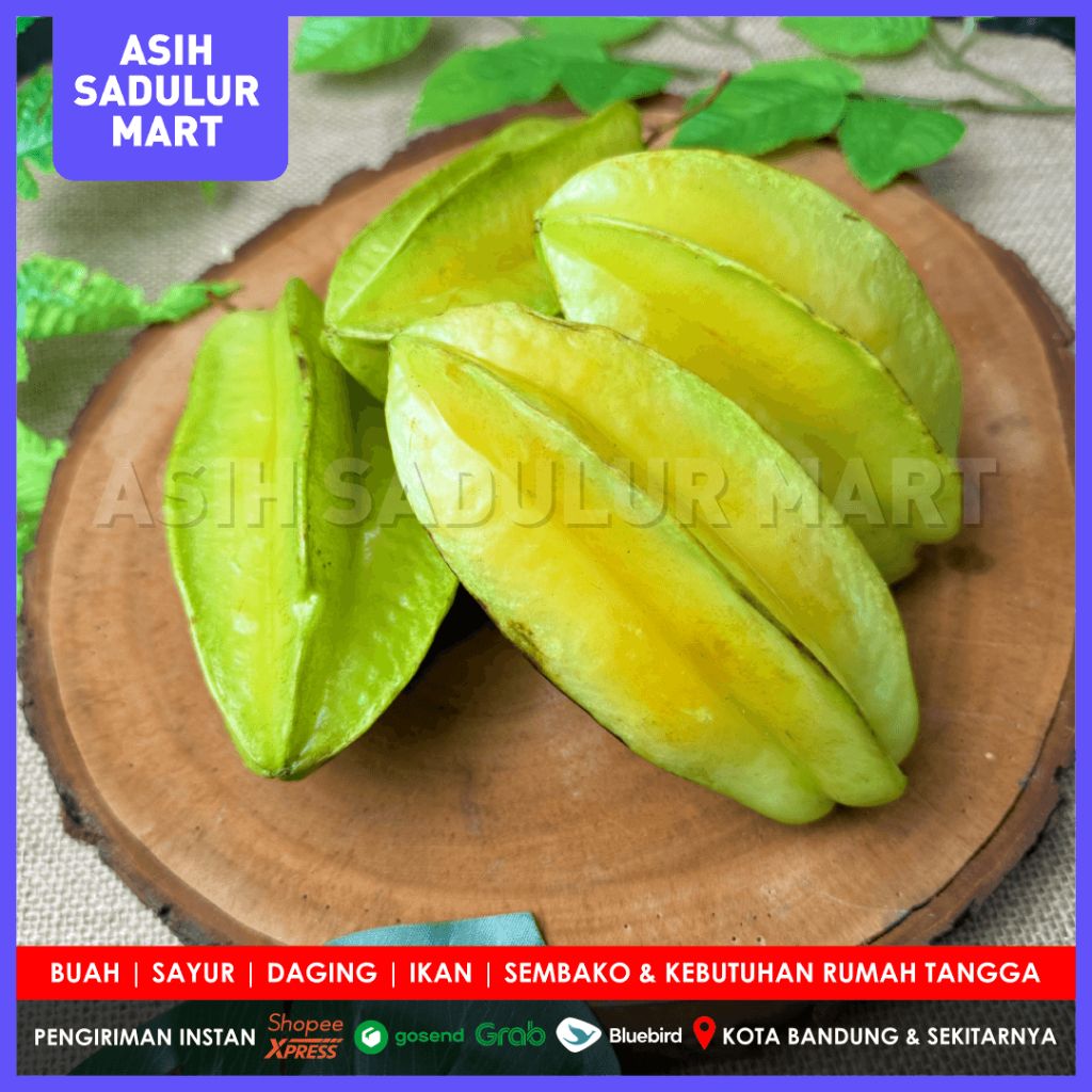 

Belimbing Madu 500gr Buah Segar Bandung | Asih Sadulur Mart