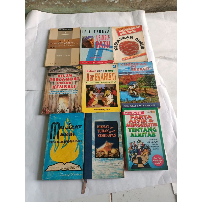 BUKU KRISTEN SAKSI KRISTUS DI TANAH ARAB, JALAN SEDERHANA, BAGAIMANA MELEPASKAN DIRI, BELUM TERLAMBA