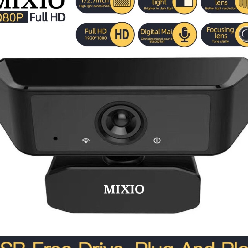 HJ6 MIXIO Z1 18P Full Hd Webcam With Microphone Web cam 18P