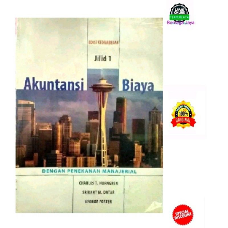 (Original)..    Akuntansi Biaya Edisi 12 Jilid 1 - Horngren